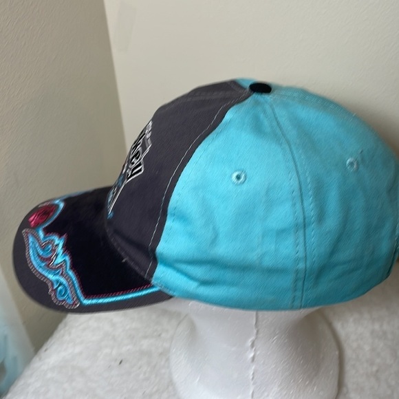 WHISKEY Drinking Cowgirl Embroidered Five Panel Velcro Back Hat - Picture 2 of 9